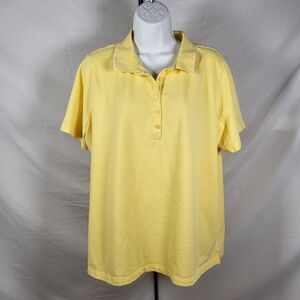 KIM ROGERS Classic Yellow Polo Shirt - Size XXL or Size 20